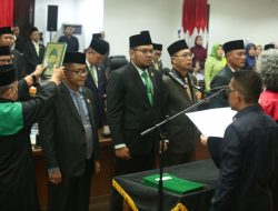 Pimpinan DPRD Inhil Periode Tahun 2024-2029 Resmi Dilantik