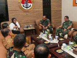 Plt. Gubernur Marlin Agustin Silaturahmi ke Danlantamal IV Batam, Bahas Iklim Investasi di Provinsi Kepri