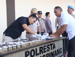 Tegakan Disiplin, Propam Polda Kepri Lakukan Tes Urine Narkoba Personel Polresta Tanjungpinang