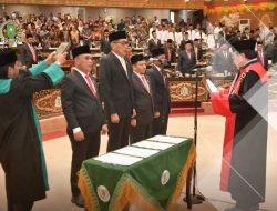 Pimpinan Defenitif DPRD Riau Periode 2024-2029 Resmi Dilantik