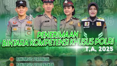 Polri Buka Penerimaan Bintara Ketahanan Pangan, Ini Syaratnya!