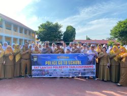 Satlantas Polresta Tanjungpinang Sosialisasi Keselamatan Berlalu Lintas di SMAN 1