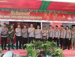 Kapolresta Tanjungpinang Dampingi Tim Korps Samapta Baharkam Polri Cek Pos Yan dan Pos Pam