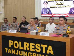 Kapolresta Tanjungpinang Paparkan Penanganan Kasus Selama Tahun 2024