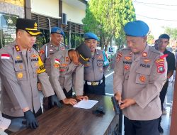 Wakapolresta Tanjungpinang Cek Senpi Anggota, Serentak Seluruh Indonesia