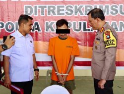 Sebar Berita Bohong Tentang Kapolda Kepri, Pria Ini Ditangkap