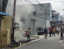 Trafo PLN Temiang Tanjungpinang Terbakar, Diduga Karena Korsleting