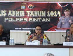Ini Pencapaian Polres Bintan Selama Tahun 2024