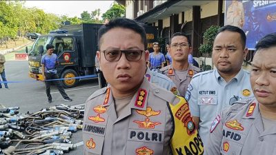 Satlantas Polresta Barelang Rekayasa Lalin di Malam Pergantian Tahun Baru