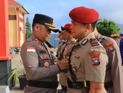 Kapolres Anambas Pimpin Upacara Sertijab Wakapolres dan Kasat Reskrim