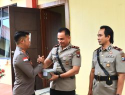Kenal Pamit Wakapolres dan Kasatreskrim, Ini Pesan Kapolres Anambas