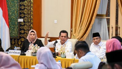 Gubernur Ansar Ahmad Pimpin Rapat Pelaksanaan Program Makanan Bergizi Gratis