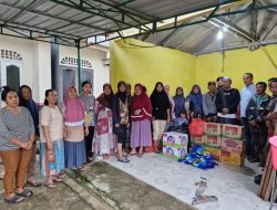 Polresta Tanjungpinang Bantu Korban Banjir di Kampung Bangun Sari