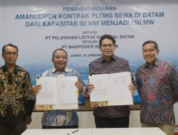 Bekerja Sama dengan Maxpower, PLN Batam Tambah Kapasitas Pembangkit Jadi 150 MW