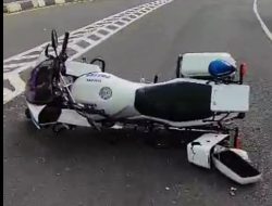 Viral Video Kanit Gakkum Polresta Tanjungpinang Tabrak Pembatas Jalan Flyover