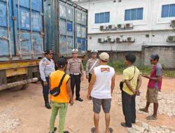 Satlantas Polresta Tanjungpinang Imbau Supir Truck Tidak Memuat Barang Overload