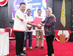 Sri Rezeki Terpilih Aklamasi Jabat Ketum KONI Karimun, Begini Pesan Wabup Rocky