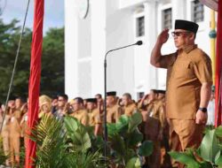Perdana Pimpin Apel, Wagub Nyanyang Tegaskan Komitmen Realisasi Program Prioritas