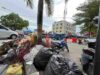 Sampah Menumpuk di Depan Pelabuhan Domestik Karimun, Belatung Berkeliaran ke Jalan