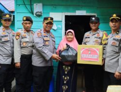 Polri Peduli Masyarakat, Polres Anambas Salurkan Bantuan Sosial Kepada Warga Yang Membutuhkan