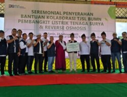 Kolaborasi 23 BUMN, PLN Batam Hadirkan Keberlanjutan Energi Listrik dan Air Bersih di Pondok Pesantren Al-Gontory