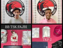 Satresnarkoba Polres Anambas Tangkap Dua Pria Dengan Barang Bukti Sabu