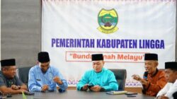 Bupati Lingga Didampingi Wakilnya Memimpin Rapat Koordinasi Bersama Kepala Seluruh Dinas OPD