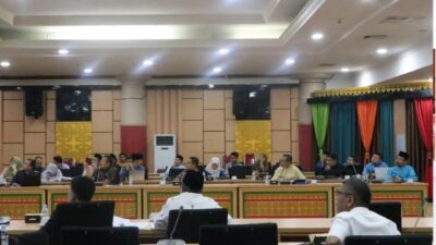 Bahas Ranperda RTRW-P 2023-2043, Bapemperda DPRD Riau Raker bersama Instansi