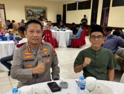 Buka Puasa Bersama Kapolresta Barelang, Ketua PWI Kepri Andi Gino: Do’akan Heribertus Sukses Jalani Sespimti 