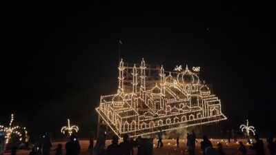 Penilaian Festival Lampu Hias Eid Mubarak Dispar Karimun Akan Dibagi Dua Zona