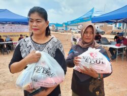 Jelang Lebaran Idul Fitri, PT MEG Gelar Pasar Murah dan Salurkan Paket Sembako di Rempang