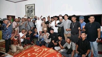 Bupati dan Wabup Tanjabtim Buka Bersama Wartawan di Media Center