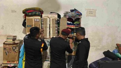 Deteksi Dini, Rutan Karimun Lakukan Troling dan Razia di Blok Hunian Warga Binaan