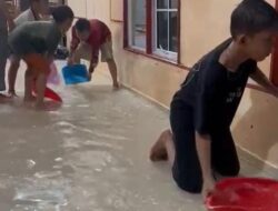 Panti Asuhan At-Taqwa Karimun Terendam Banjir, Ketinggian Air Selutut Orang Dewasa
