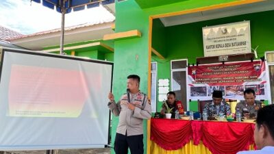 Sat Binmas Polres Kepulauan Anambas Gelar Penyuluhan Bahaya Narkoba di Kute Siantan