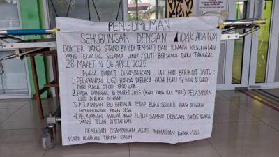 Mahasiswa Sayangkan Pembatasan Layanan Kesehatan saat Libur Lebaran di Puskesmas Durai