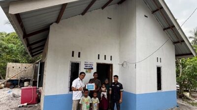 Warga Kundur Terima Bantuan Rumah Layak Huni PT Timah