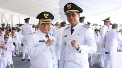 Bistamam dan Jhony Charles BBA MBA resmi dilantik sebagai Bupati dan Wakil Bupati (Wabup) Rokan Hilir (Rohil) masa jabatan 2025-2030