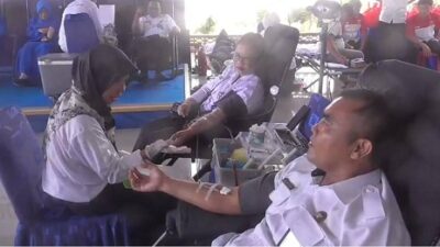 Lanal TBK-Inti Kepri Gelar Donor Darah,  Wabub Karimun: Ini Bukti Kepedulian Terhadap Sesama