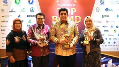 BPR Bintan Menyabet Tiga Penghargaan dalam TOP BUMD Awards 2025