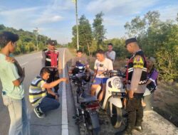 Cegah Aksi Premanisme dan Kejahatan Jalanan, Polres Karimun Laksanakan Razia