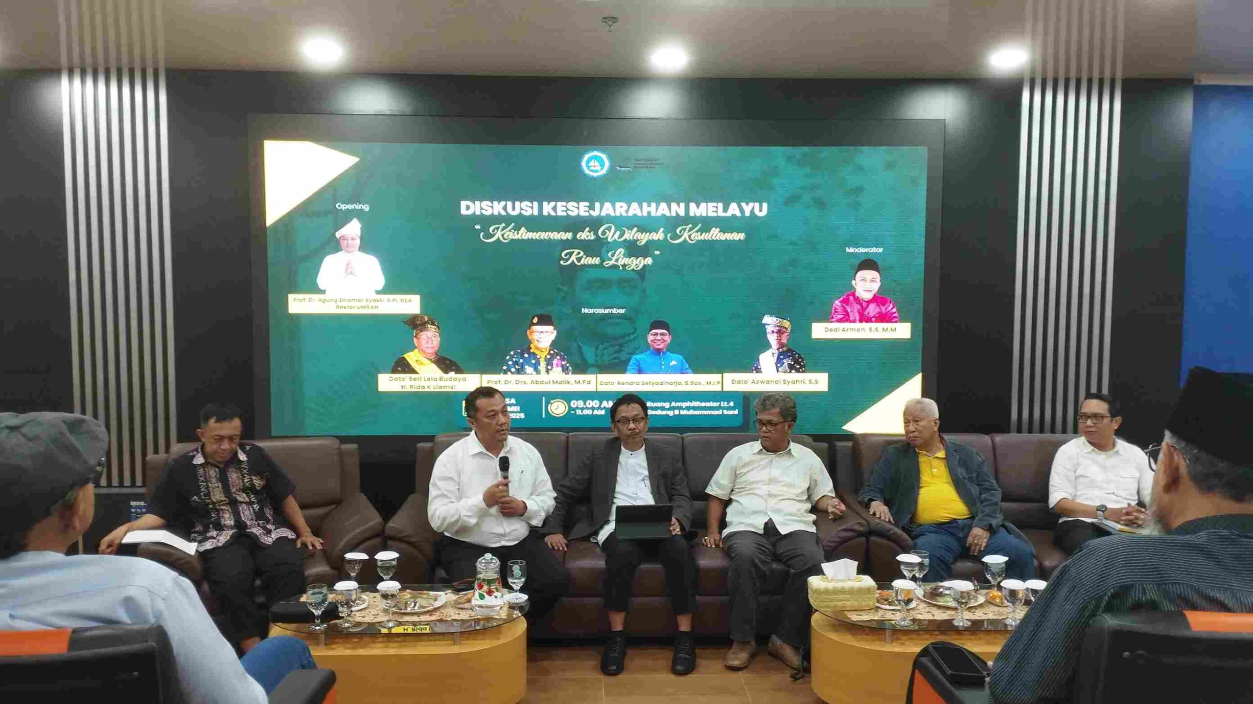 Umrah dan Masyarakat Sejarawan Indonesia Kepri Kolaborasi Gelar Diskusi Kesejarahan Melayu
