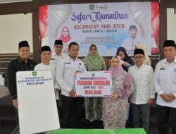 Perangkat MOLDUK Portable Diserahkan Bupati Kasmarni ke Kecamatan Siak Kecil