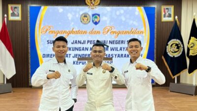 Ini Pesan dan Penegasan Kepala Rutan Karimun ke 3 PNS yang Baru Disumpah