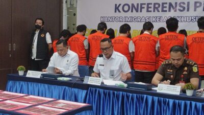 Salahgunakan Izin Tinggal, 23 WNA Diamankan Imigrasi Batam