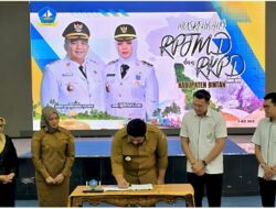 Sinergi Lindungi Pekerja, Pemkab Bintan Tandatangani Nota Kesepakatan dengan BPJS Ketenagakerjaan