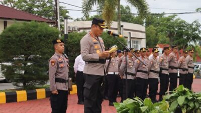Polresta Tanjungpinang Gelar Upacara Harkitnas 2025, Kapolresta Pimpin Langsung Upacara