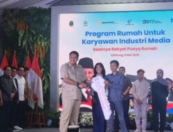 Ketua Umum PWI Pusat Hendry Ch Bangun, Wartawan Agar Manfaatkan Program Rumah Subsidi