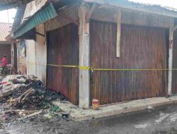 Empat Kios di Telaga Mas Karimun Terbakar