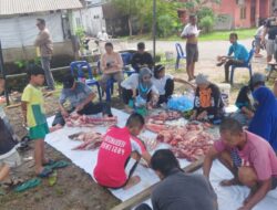 Wartawan Gelar Pemotongan Hewan Kurban untuk Tujuh Almarhum Jurnalis Senior Kepri